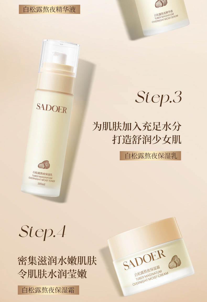 SADOER White Truffle Night Cream Set of Four Moisturizing, non-sticky, anti-wrinkle lotion for women Factory Wholesale