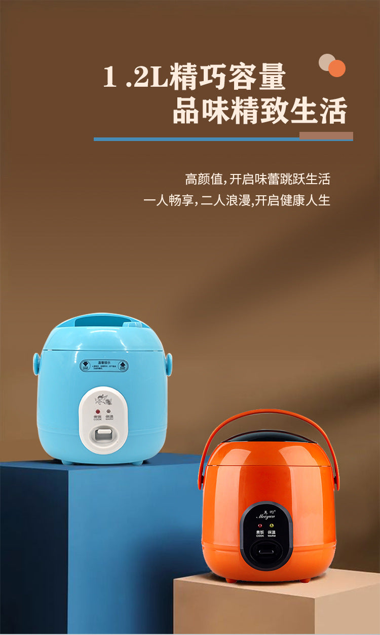 Little Angel Multifunctional Smart Rice Cooker and Soup Maker2-3Mini Rice Cooker for Dormitory and Home Use, Can Cook and Steam