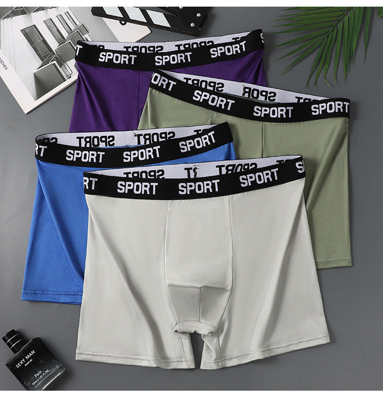 One piece dropshipping sport Men's Sports Underwear Fashionable Comfortable Boxer Briefs Breathable Four-Corner Shorts Wholesale http://detail.1688.com/offer/917246029177.html