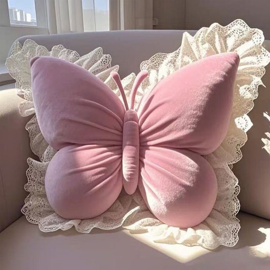 Princess Butterfly Office Cushion Living Room Bowknot Bedroom Car Sofa Cushion Home New Pillow Room