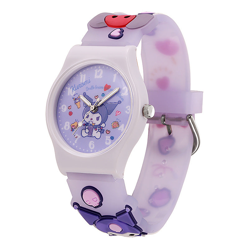 Cartoon Children's Watch Epoxy Sanrio Watch Elementary School Quartz Watch Wholesale Cross-Border E-commerce Wristwatch Decoration
