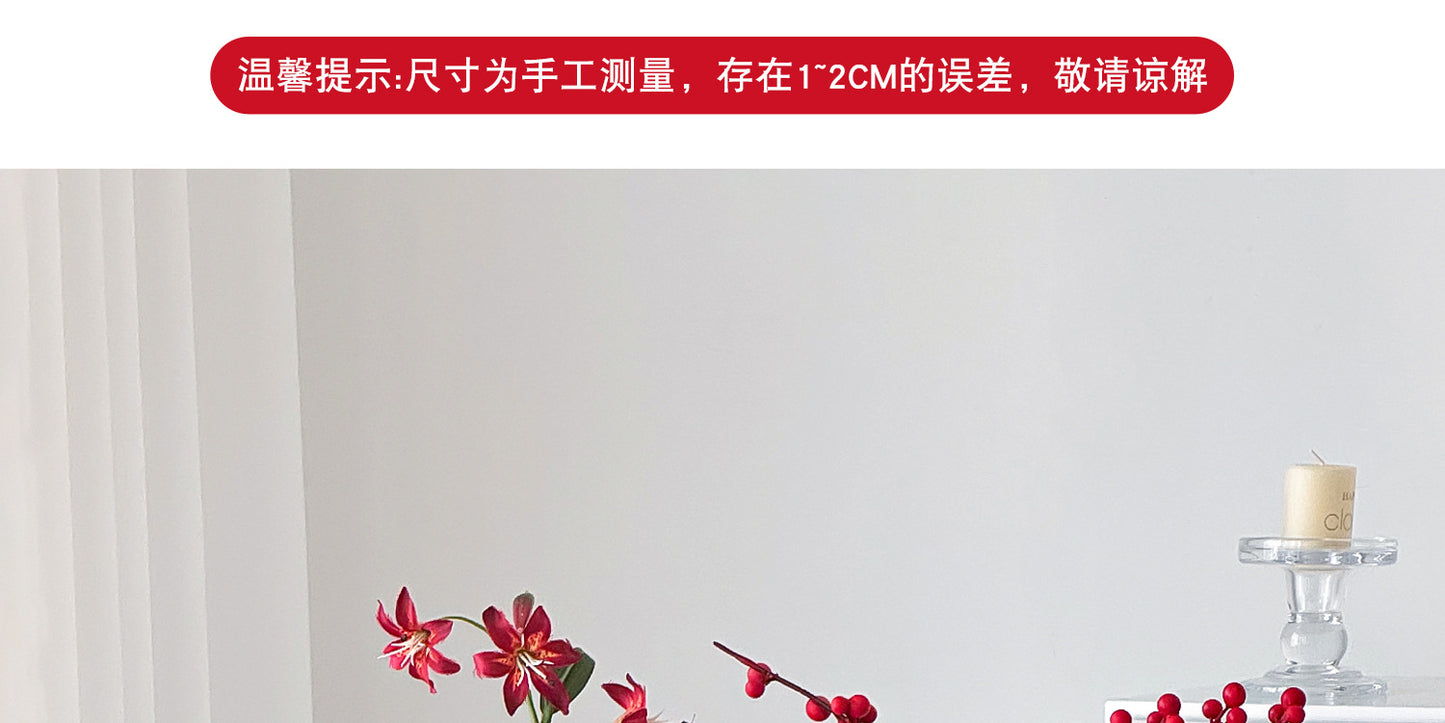 Wholesale Housewarming Gift Winter Green Red Fruit Artificial Flower Bouquet Decoration Ornament New Home Move-in Joy One Piece Dropshipping