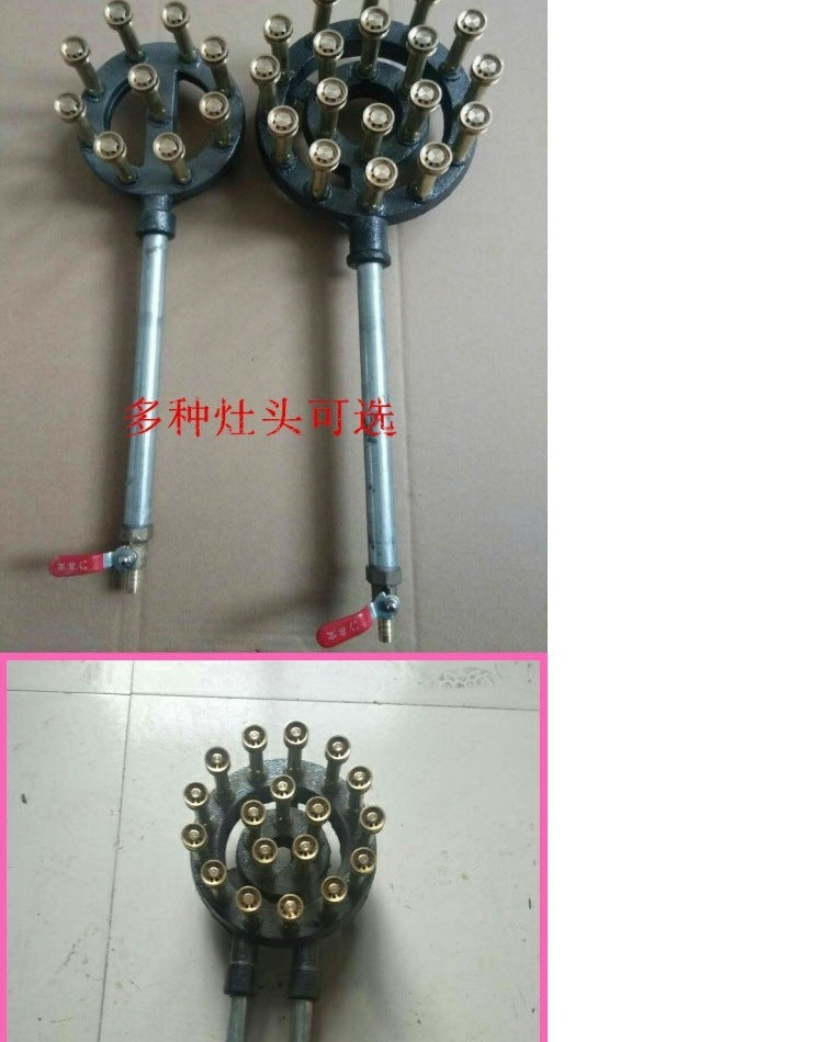 Commercial High-Heat Stove Burner Gas Single Stove Tabletop Restaurant Gas Stove High-Pressure Liquefied Gas Biogas Natural Gas Stove Burner
