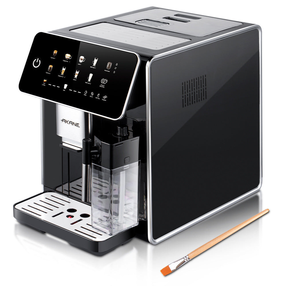 European Standard Cross-Border Fully Automatic Coffee Machine with Automatic Cleaning and Milk Frothing Function DIY Latte Art