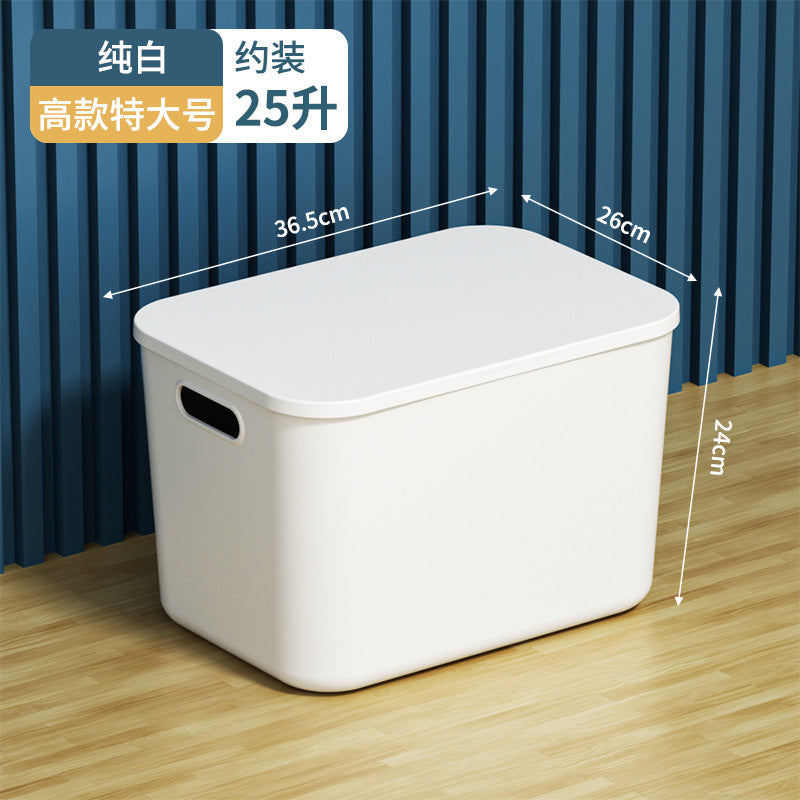 Storage Box Desktop with Lid Plastic Miscellaneous Snacks Cosmetics Box Rectangular Storage Basket Storage Box Organizing Box