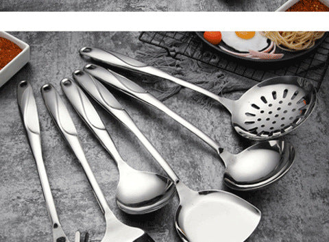 Home Stainless Steel Spatula Cooking Spatula Spoon Set Cooking Spatula Kitchen Cooking Spatula Thickened Roja