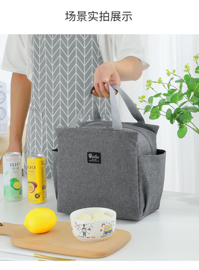 Factory Direct Insulated Bag Thickened Lunch Bag Handheld Ice Bag Portable Large Lunch Bag Insulated Lunch Box Bag Wholesale