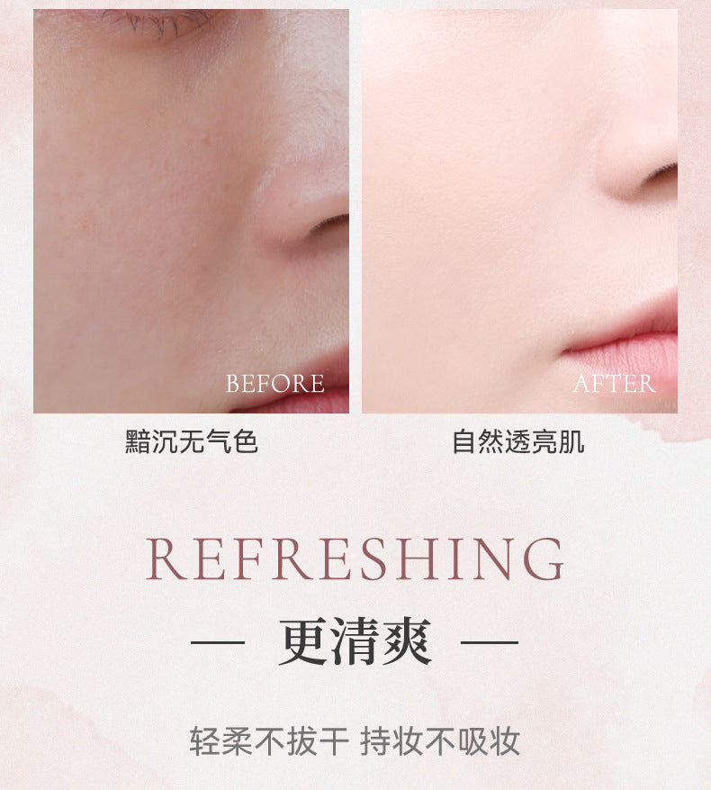 NOVO Soft Focus Iridescent Four-Color Setting Powder Oil Control Concealer Touch-Up Brightening Skin Tone Long-Lasting Waterproof Loose Powder6307