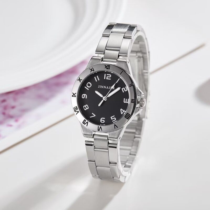 Cross-border Steel Band Mickey Mouse Waterproof Quartz Watch for Primary and Secondary School Students