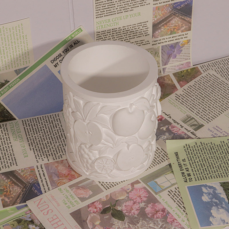 Lily diy Butterfly Rose Scented Candle Empty Cup Souvenir Plaster