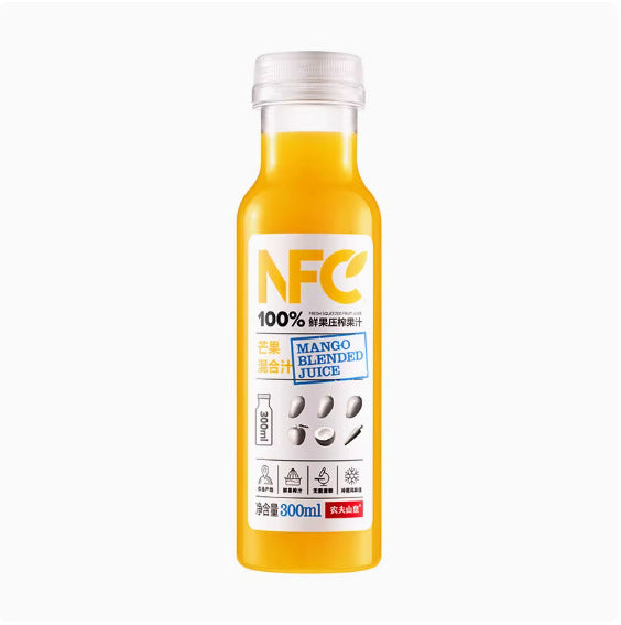 New Date Nongfu Spring NFC Freshly Squeezed Juice300ml Bottled Orange Juice Mango Juice NFC Whole Box of Fruit and Vegetable Juice