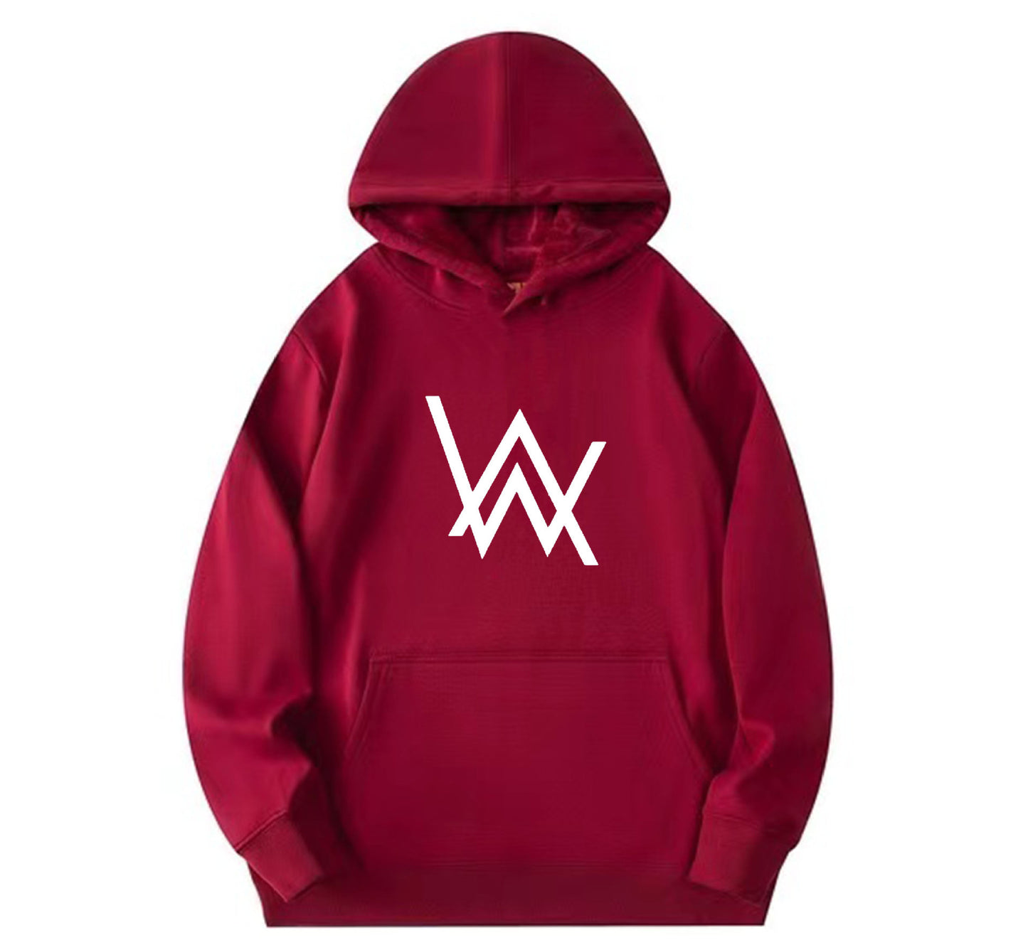 European and American Foreign Trade Exclusive Fleece-Lined Hoodie Sweatshirt for Men and Women, Autumn and Winter Couple's Loose Top, Amazon AliExpress