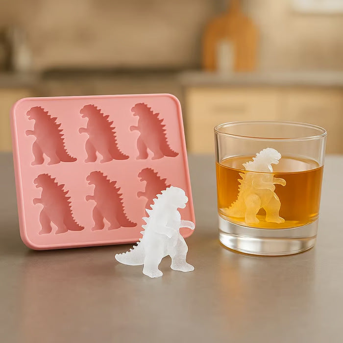 GF Cross-border Independent Station New Model Godzilla Ice Mold Kitchen Home Godzilla Ice Cube Mold Tool