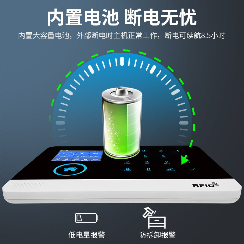 PGST Graffiti Alarm4G Tuya Smart Alarm Host Anti-Theft Alarm Wireless Infrared Infrared Alarm