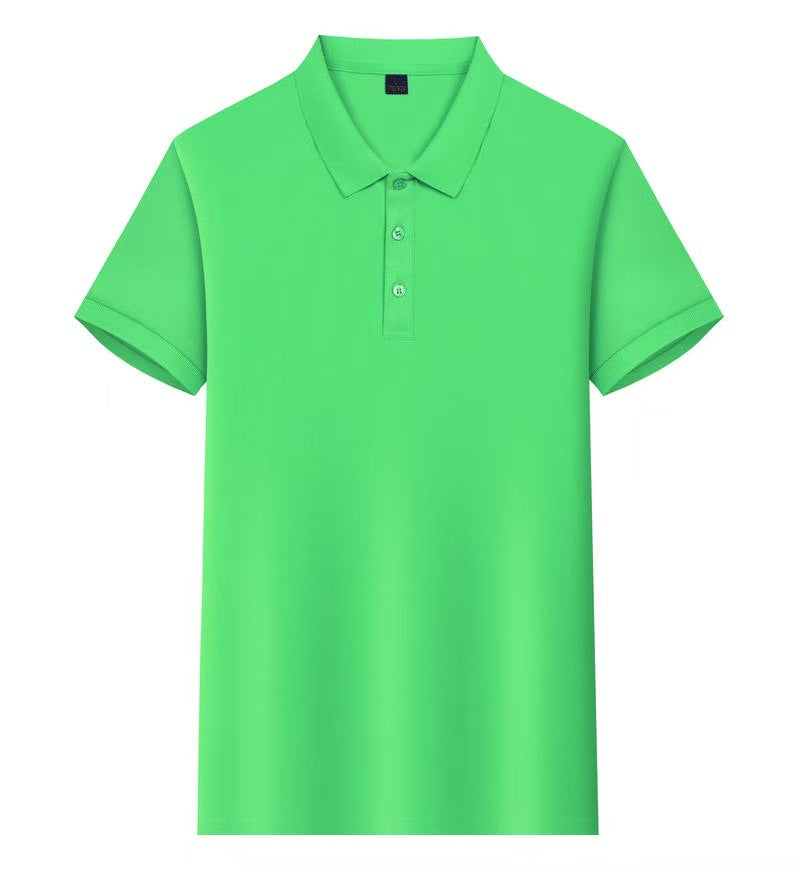 Short Sleeve polo Men's Summer Workwear Turn-down Collar Printed Work Shirt logo Patterned Advertising Shirt for Men polo Shirt