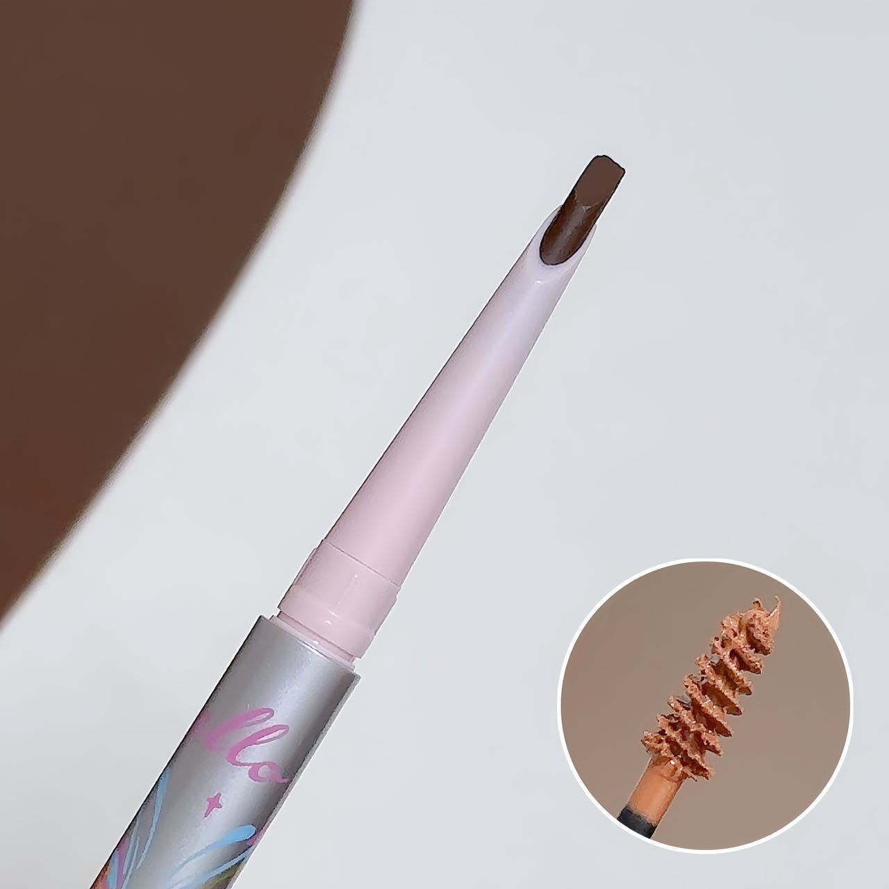 Hello YA Smart Dual-Head Eyebrow Dye Light Color Wild Eyebrow Pencil Natural Waterproof Sweatproof Long-Lasting Non-Fading1205