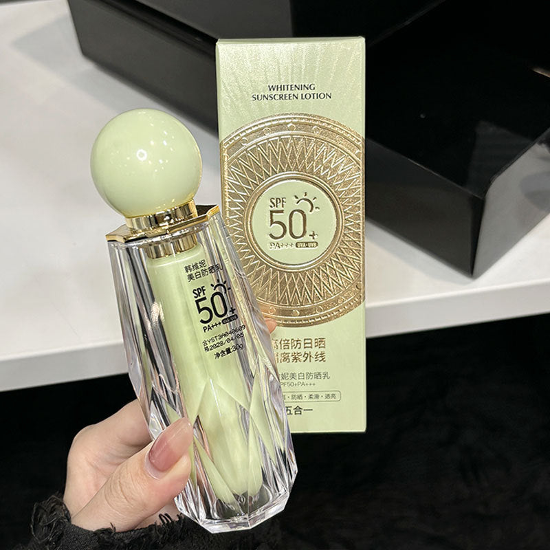 Han Weini Whitening Sunscreen Lotion SPF50Isolating, translucent, smooth, moisturizing, non-greasy, refreshing, long-lasting UV protection