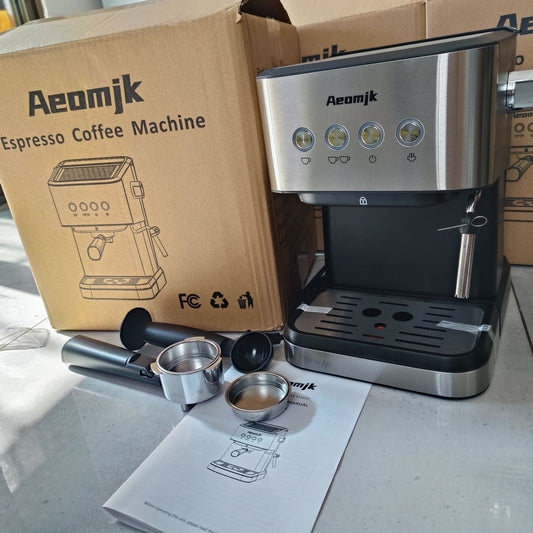 Cross-Border coffee machine Italian Semi-Automatic Coffee Machine Espresso High-Pressure Extraction Milk Frother Coffee Machine