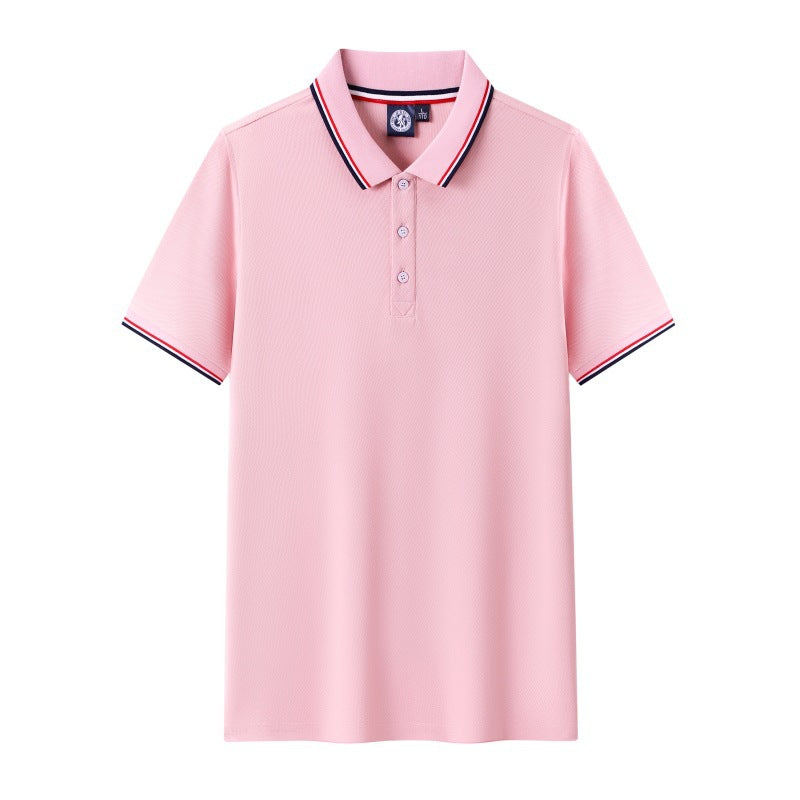 Short Sleeve polo Men's Summer Workwear Turn-down Collar Printed Work Shirt logo Patterned Advertising Shirt for Men polo Shirt