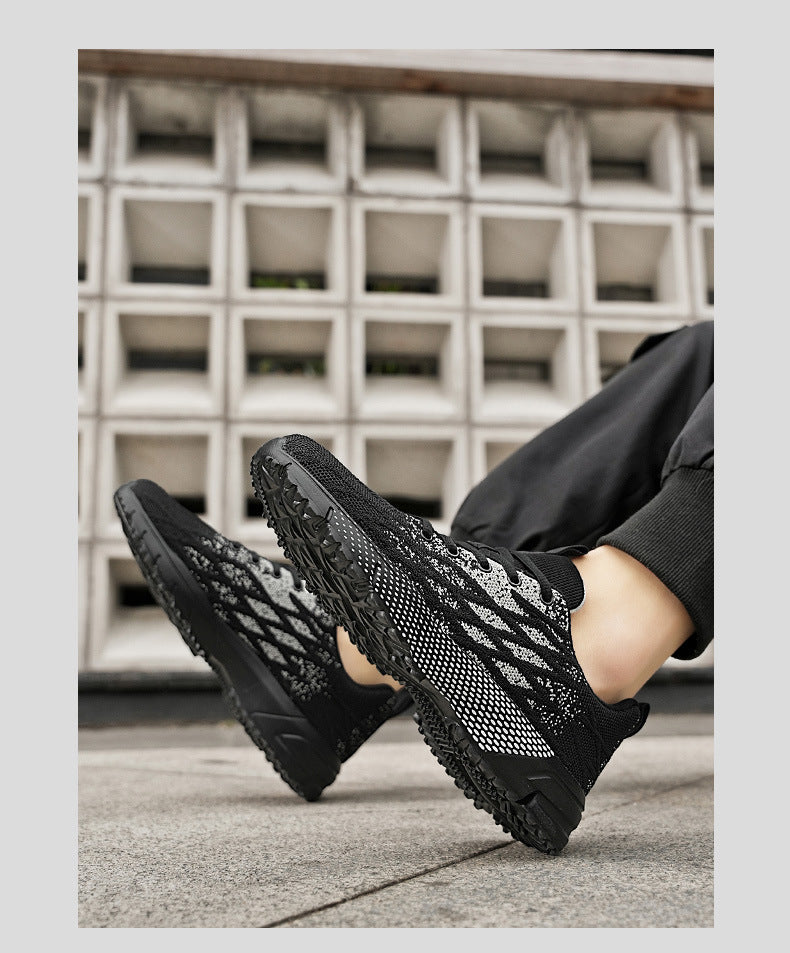 Men's New Low-Top Mesh Shoes Lightweight Comfortable Cushioned Sneakers Outdoor Fashion Versatile Casual Men's Shoes