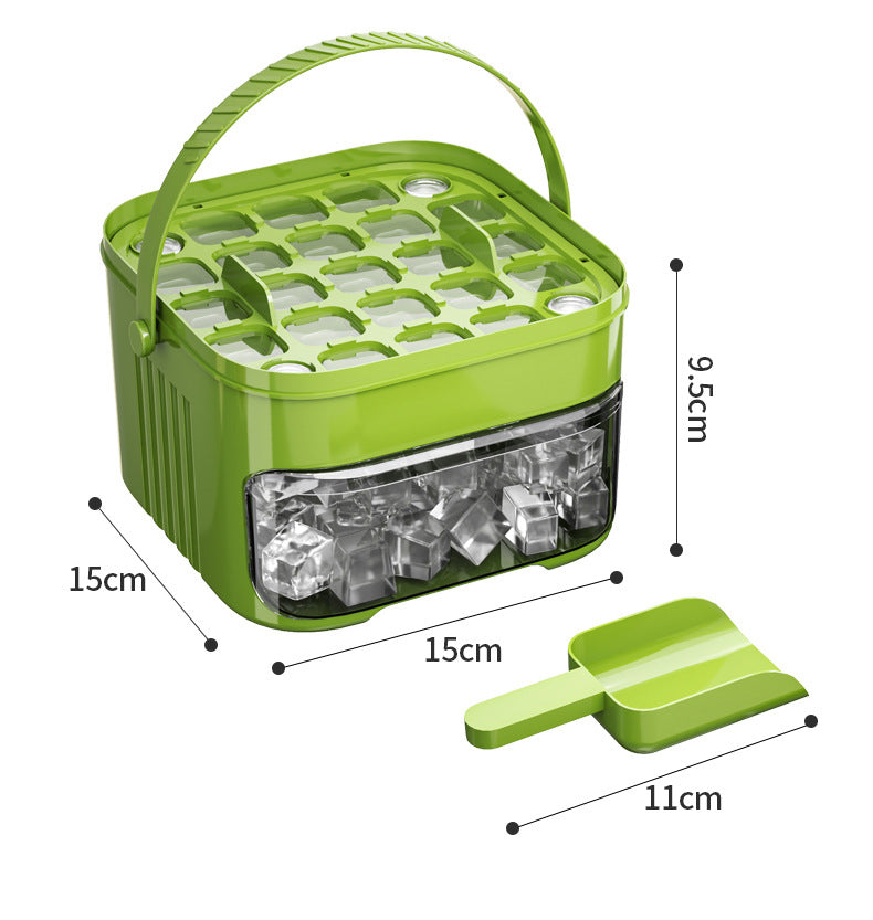 Home Easy Release Quick Freeze One-Click Press Ice Tray Ice Cube Mold Home Ice Box Storage Frozen Ice Cube Model
