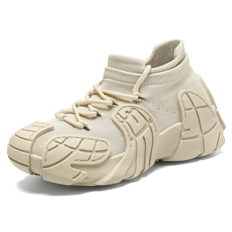 Men's Shoes Summer Breathable Casual Shoes New Cross-border Octopus Thick-soled Shoes Soft-soled Comfortable Sports Shoes Outdoor Hiking