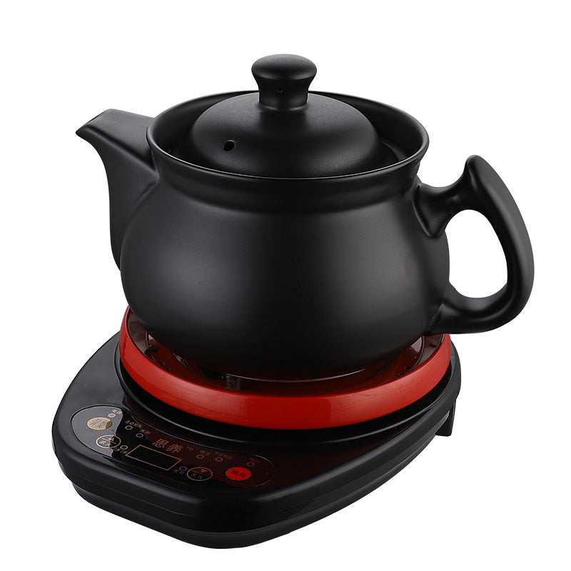 110V Large Capacity Decoction Pot Automatic Health Pot Ceramic Electric Clay Pot for Traditional Chinese Medicine Home Use
