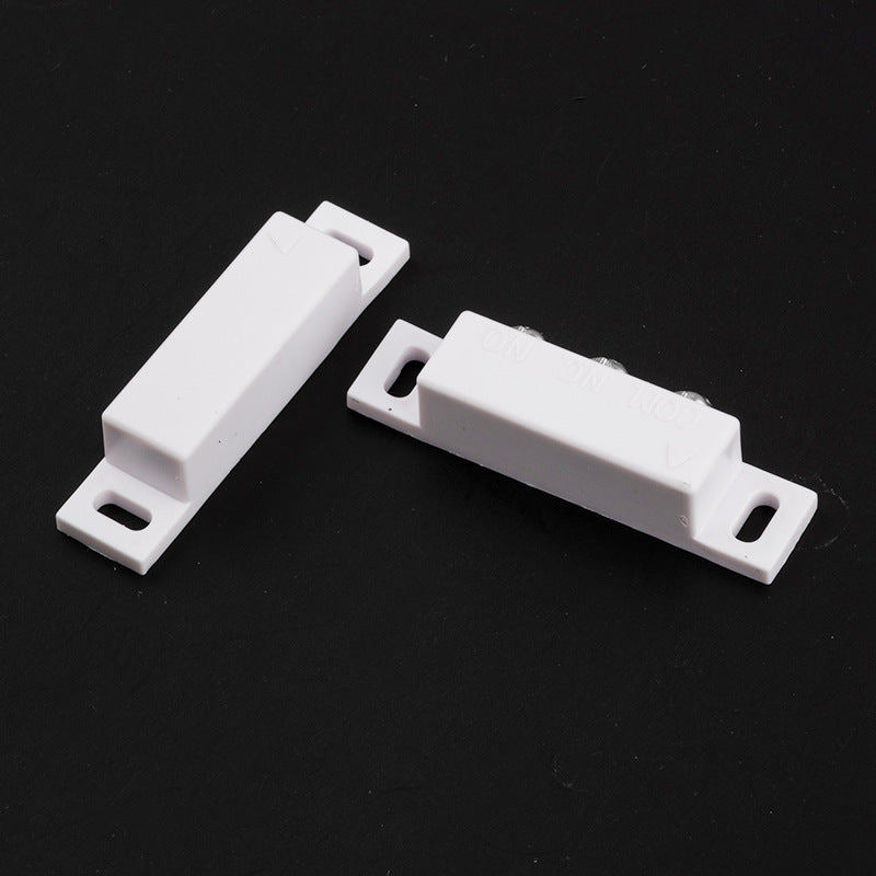 Snow Wolf Door and Window Magnetic Sensor Surface Mount Induction Detector Household Reed Switch Door Magnetic Alarm Normally Closed