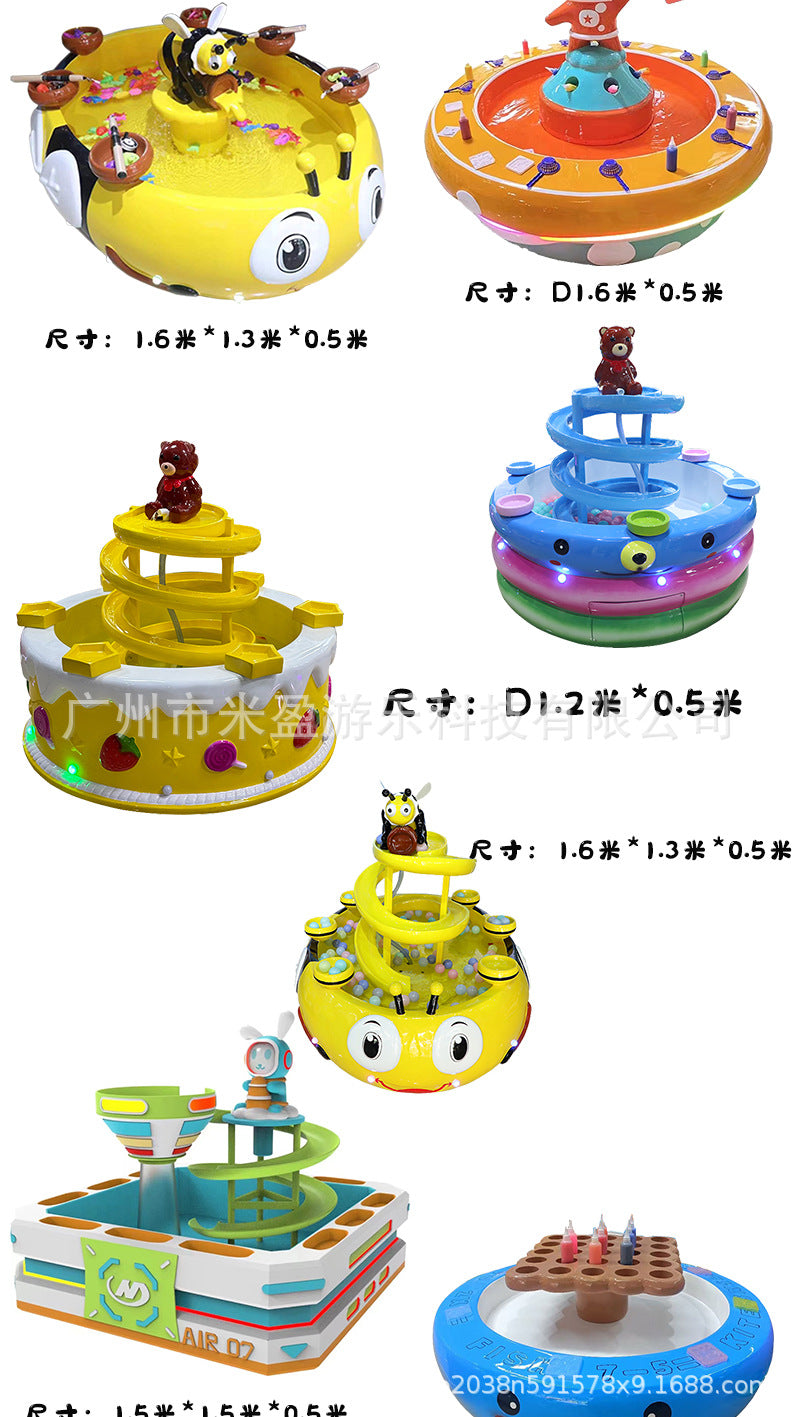 Naughty Castle Indoor Children's Play Area Craft Table Equipment Game Machine Educational Water Elf Toy Table Amusement Park Commercial Use