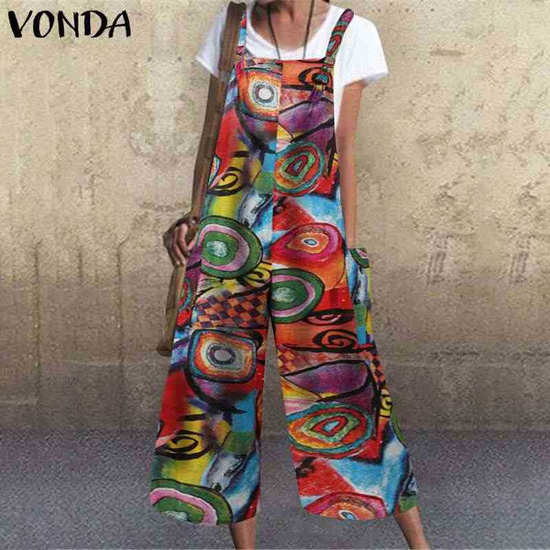 Independent Station European and American2025New Amazon Four-Color Polka Dot Wide-Leg Pants Long Pants Digital Print Backless Jumpsuit