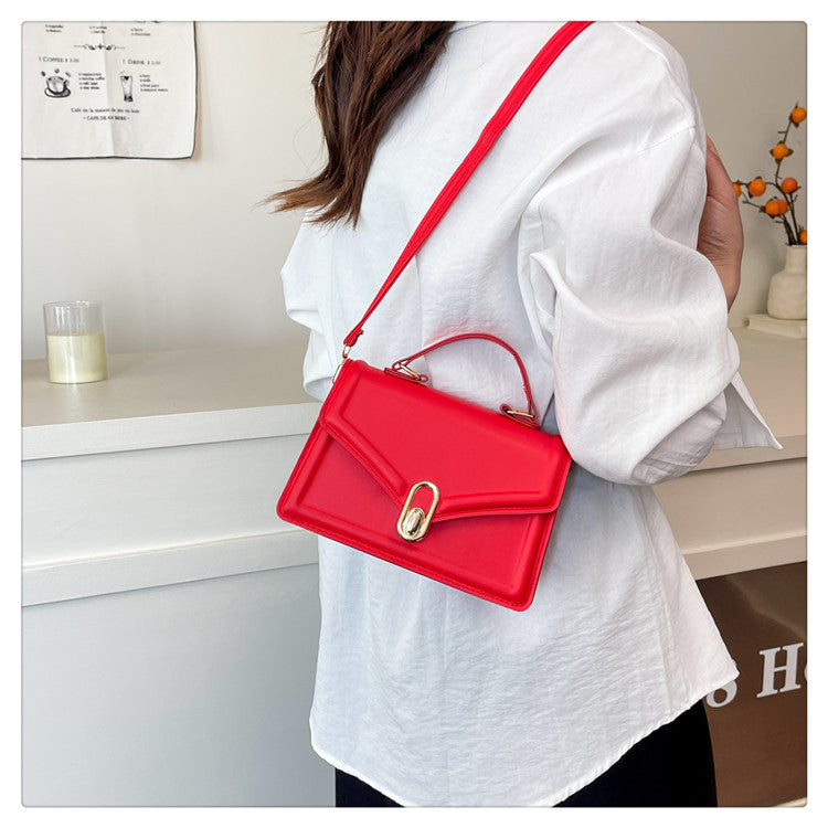 Fashionable and Elegant Small Square Bag2025Summer New Korean Style Niche Casual Commuter Crossbody Bag Trendy Shoulder Bag