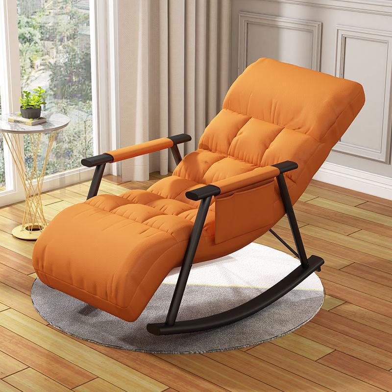 Living Room Light Luxury Rocking Chair Recliner Adult Balcony Home Leisure Chair Foldable Nap Lazy Sofa Rocking Chair