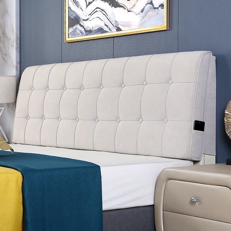 Headboard Cushion Full Cover Cushion Soft Cover Light Luxury Pillow Modern Tatami Simple Self-Adhesive Anti-Collision Head Fixation