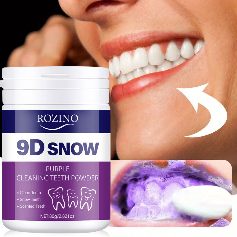 Exclusive for cross-border80g Tooth Powder Freshens Breath Removes Yellow Stains Removes Smoke Stains Removes Bad Breath Gentle Gum Care Tooth Powder Toothpaste
