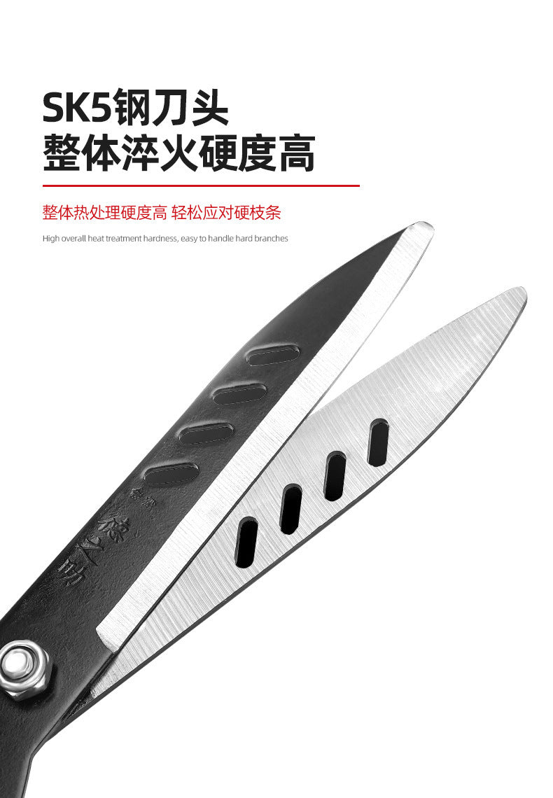 Gardening Scissors Telescopic Long Handle Garden Fruit Tree High Branch Hedge Shears Pruning Shears Lawn Shears SK5Effort-Saving Fence Shears