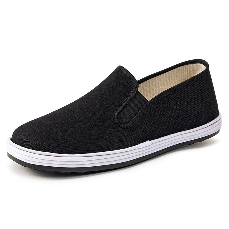 Old Beijing Cloth Shoes Spring Work Shoes Men's Slip-On Shoes Men's Layered Sole Cloth Shoes Men's Casual Old Cloth Shoes