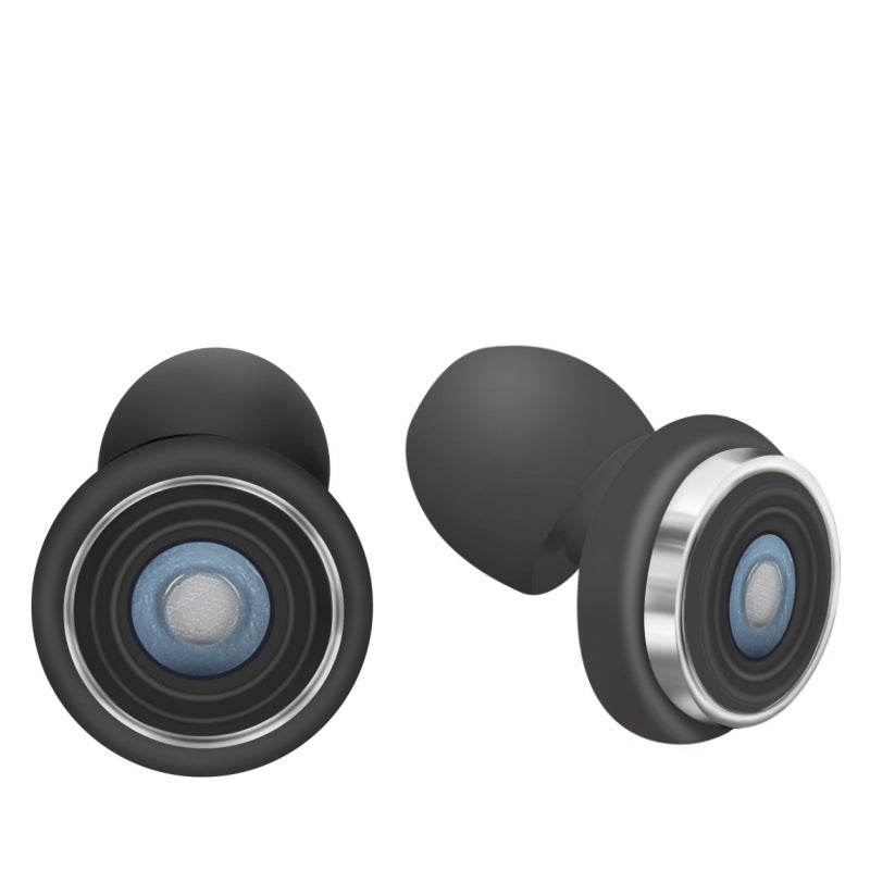 Cross-Border Hot Sale Noise-Cancelling Earplugs Silent Sleep Soundproof Anti-Noise Earplugs Split Silicone Earplugs Waterproof Manufacturer Wholesale