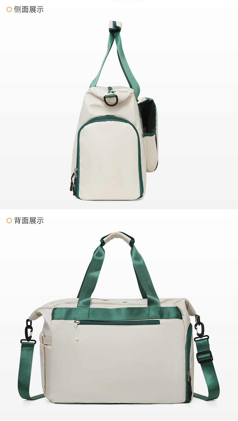 Cross-border New Trendy Sports Gym Bag Large Capacity Casual Fashion Travel Bag Water-resistant Commuter Crossbody Bag for Women