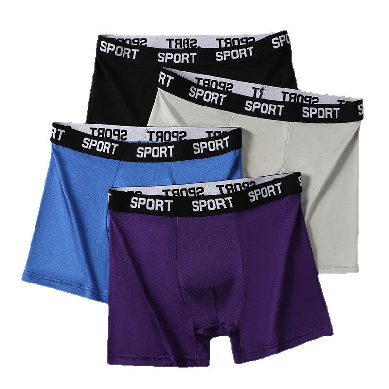 One piece dropshipping sport Men's Sports Underwear Fashionable Comfortable Boxer Briefs Breathable Four-Corner Shorts Wholesale http://detail.1688.com/offer/917246029177.html