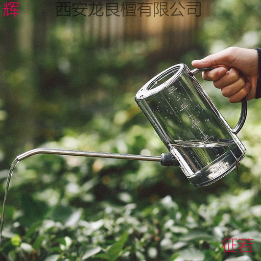 Stainless Steel Long Spout Watering Can High Aesthetic Home Use Watering Can for Green Plants Potted Plants Gardening Tool Factory