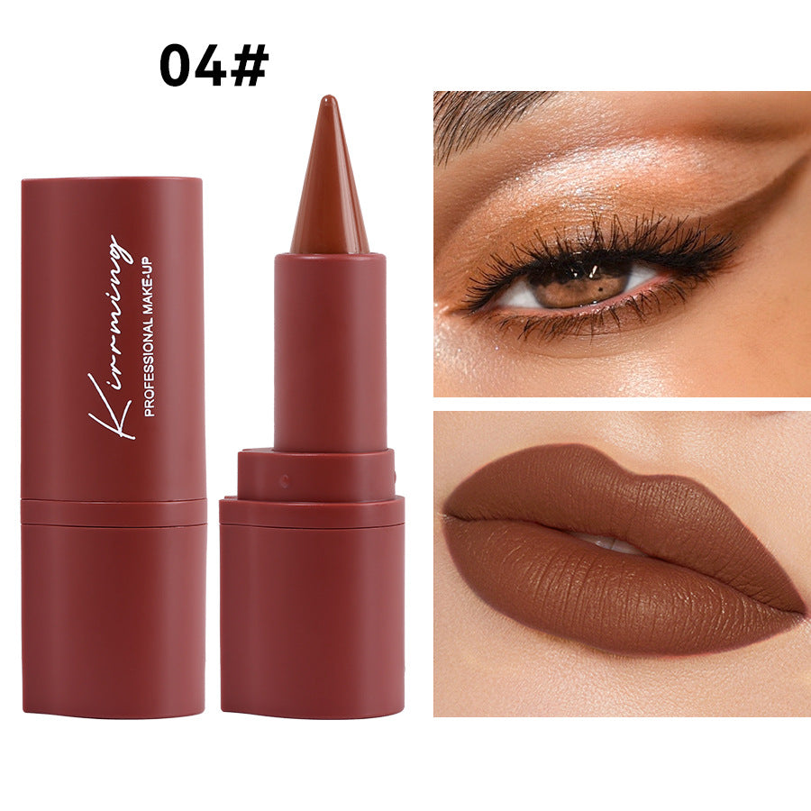 Cross-border Exclusive Hot-Selling Items KIRRMING 2-in-1 Eyeliner Lipstick 4Waterproof Long-lasting Matte Eyeliner