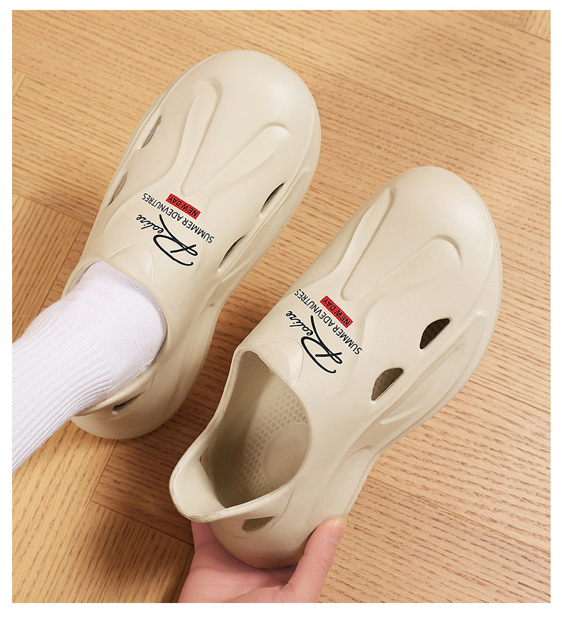 Driving Shoes for Men, Summer New Style Fishing Outdoor Closed-Toe Thick-Soled Non-Slip Odor-Free Sandals for Women