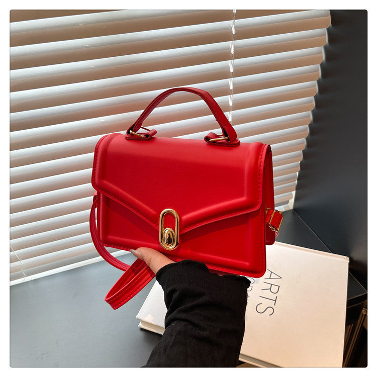 Fashionable and Elegant Small Square Bag2025Summer New Korean Style Niche Casual Commuter Crossbody Bag Trendy Shoulder Bag