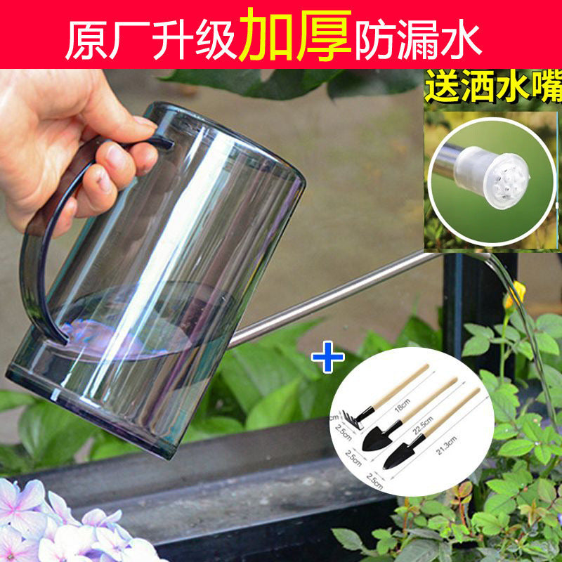 Stainless Steel Long Spout Watering Can High Aesthetic Home Use Watering Can for Green Plants Potted Plants Gardening Tool Factory