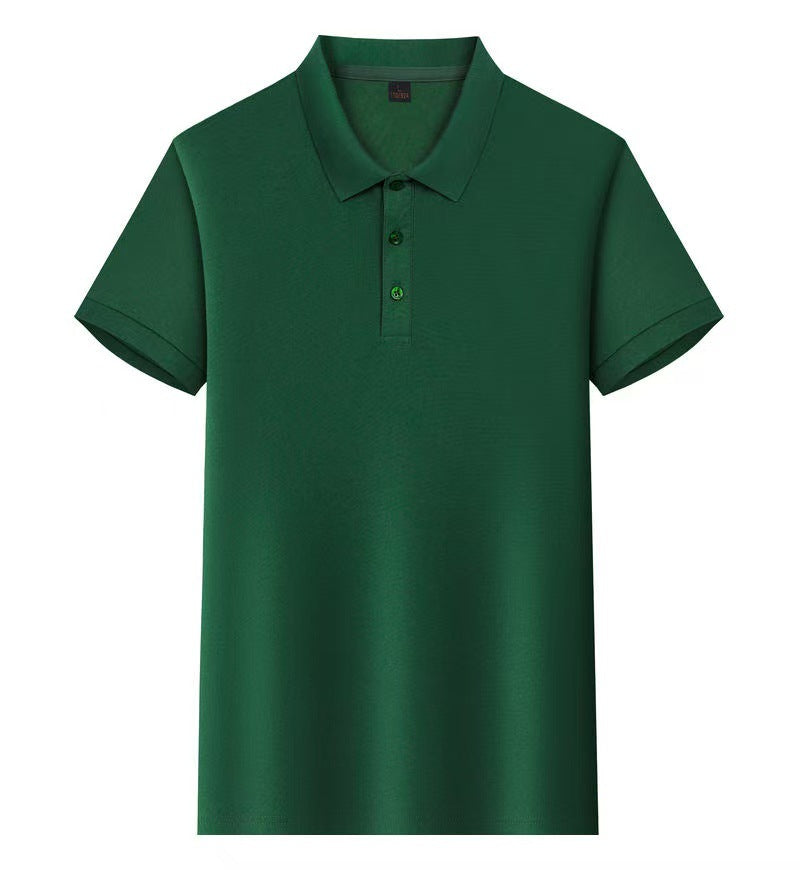 Short Sleeve polo Men's Summer Workwear Turn-down Collar Printed Work Shirt logo Patterned Advertising Shirt for Men polo Shirt