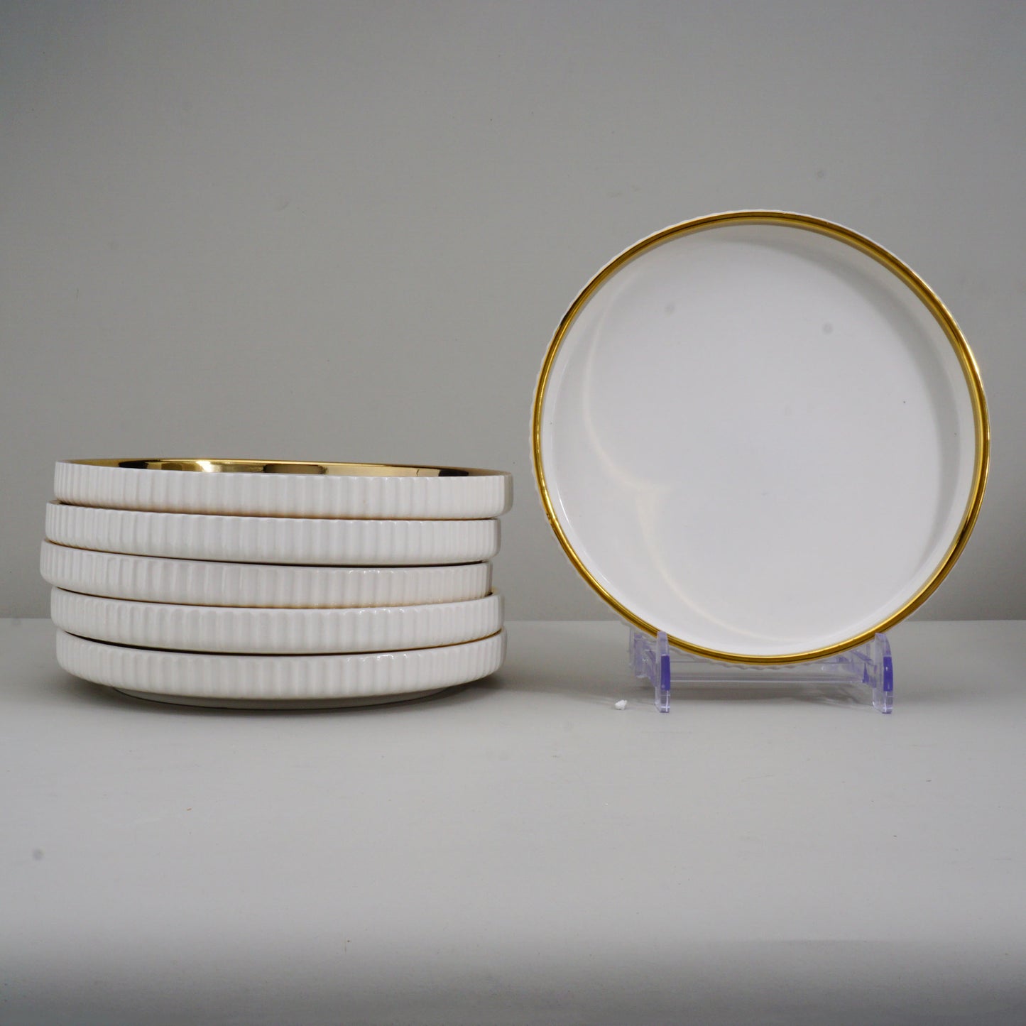 2024New Luxury Bowl and Plate Set Household Bowl High-end Ceramic Bowlware Plate Chopsticks Housewarming Bowl Plate Tableware Set