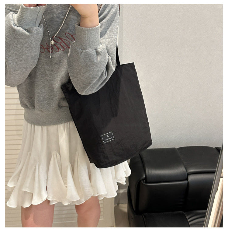 Foreign Trade New Solid Color Women's Bag Wholesale Large Capacity Women's Shoulder Bag Crossbody Bag ins Fashionable Versatile Commuter Bag