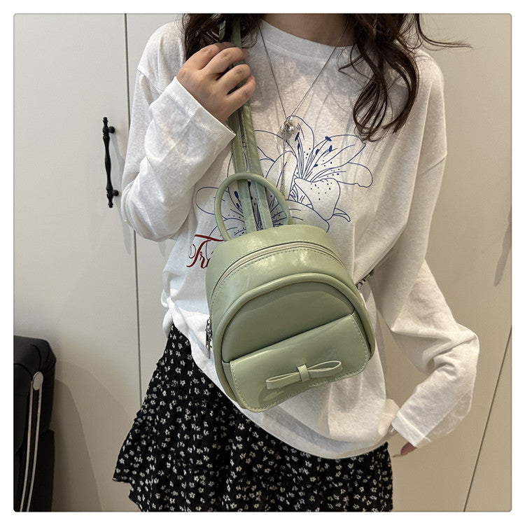 Simple Double Shoulder Small Bag for Women Spring Summer2025New Single Shoulder Crossbody Bag Korean Style Women's Fashion Handheld Small Square Bag