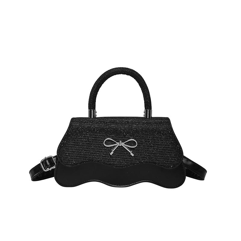 Fashion Trend Casual Simple Texture Baguette Bag2025Summer new style women's personalized shoulder crossbody bag