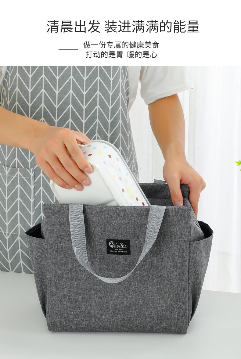 Factory Direct Insulated Bag Thickened Lunch Bag Handheld Ice Bag Portable Large Lunch Bag Insulated Lunch Box Bag Wholesale